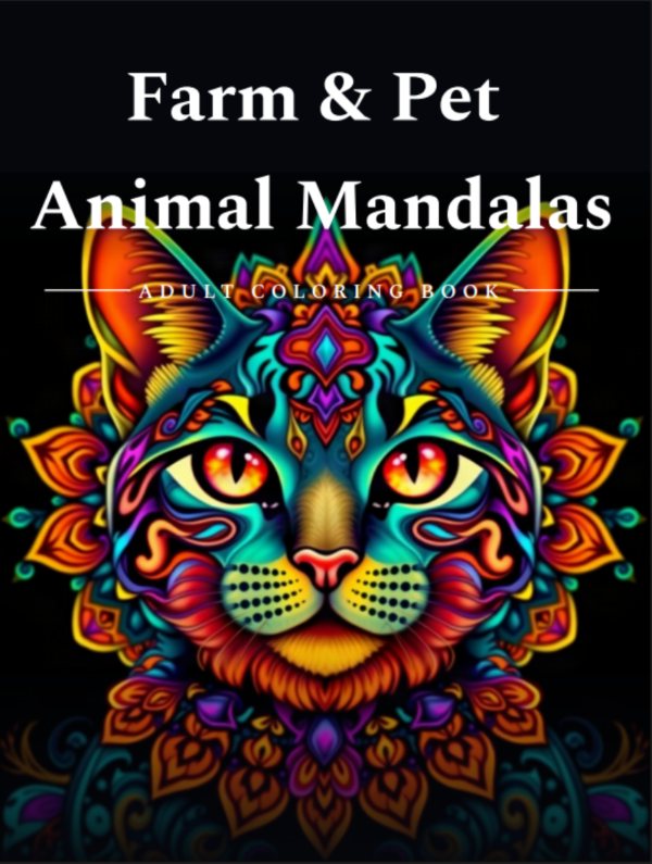 Farm & Pet Animal Mandalas cover