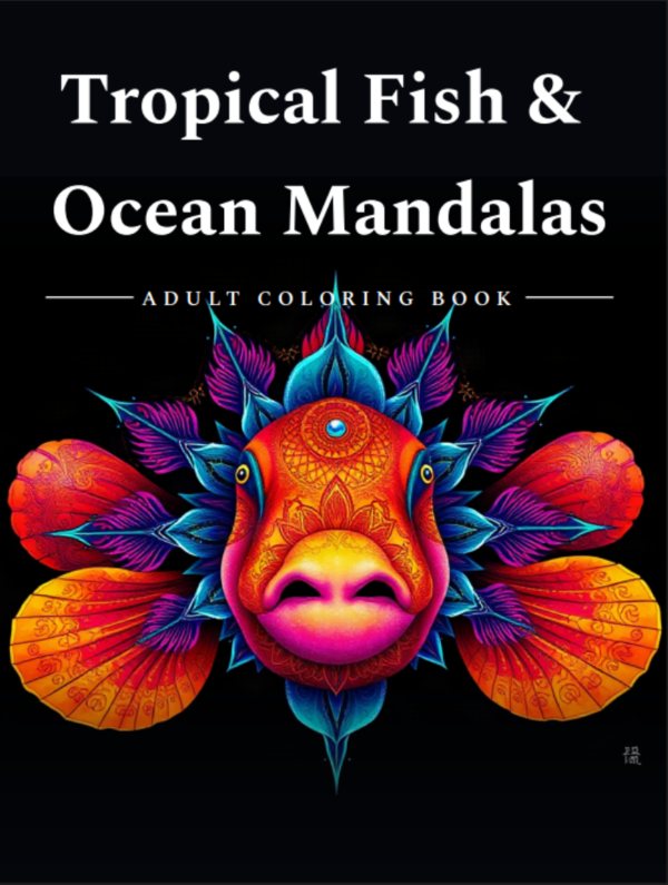Tropical Fish & Ocean Mandalas cover