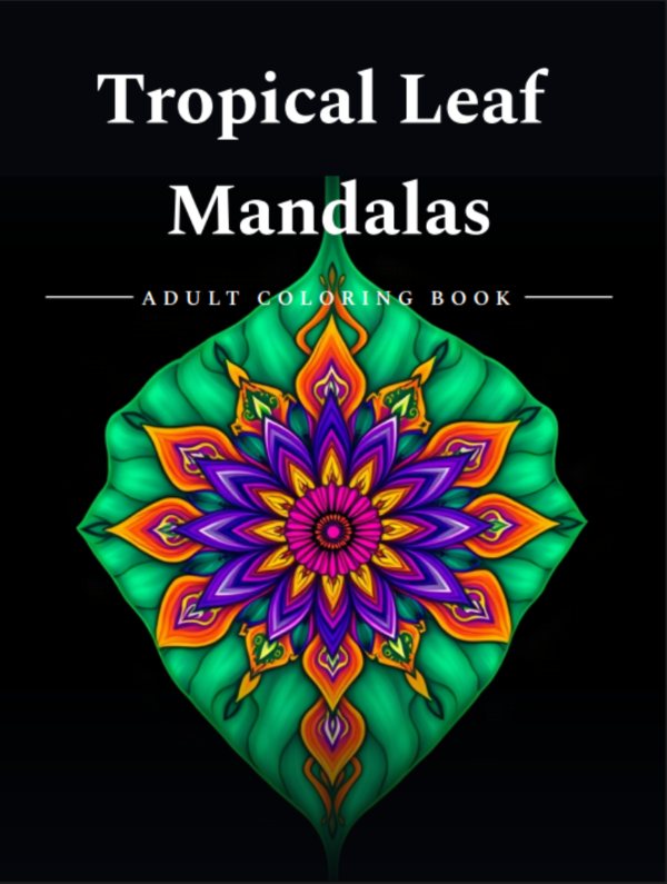Tropical Leaf Mandalas cover