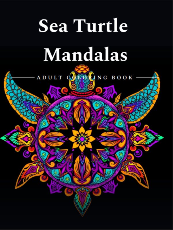 Sea Turtle Mandalas cover