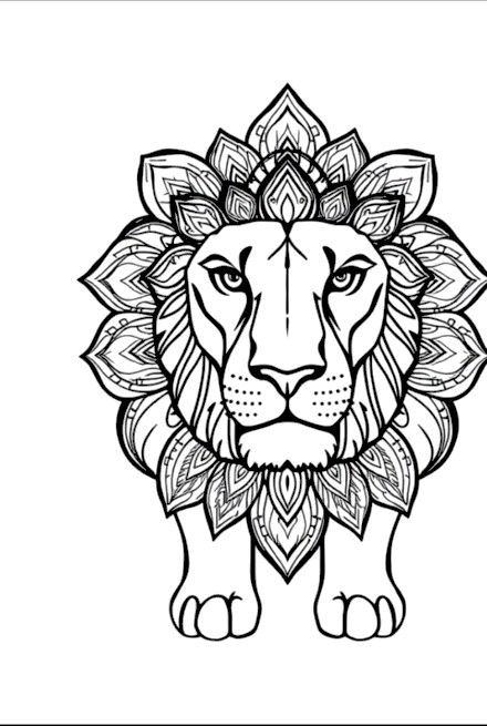 A design from Animal Mandalas