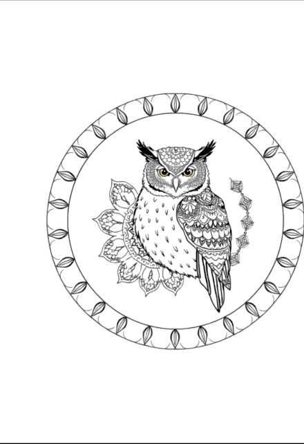 A design from Animal Mandalas