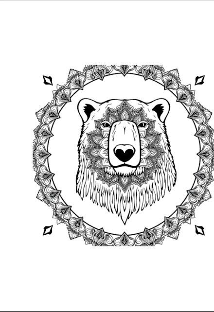 A design from Bear Mandalas