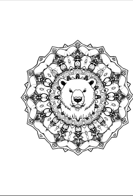 A design from Bear Mandalas