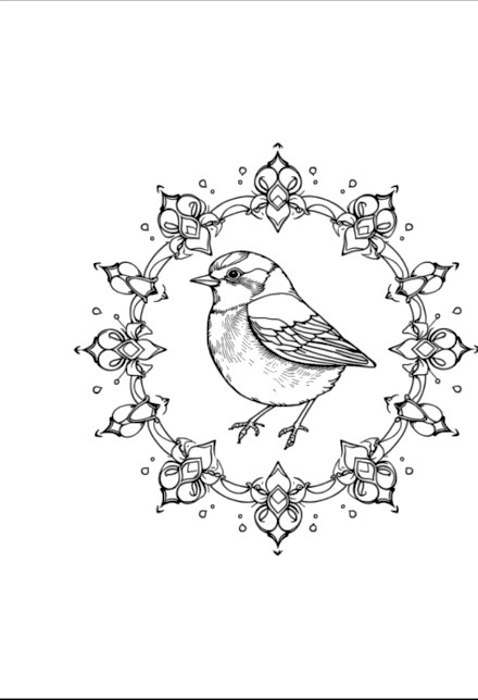A design from Songbird Mandalas