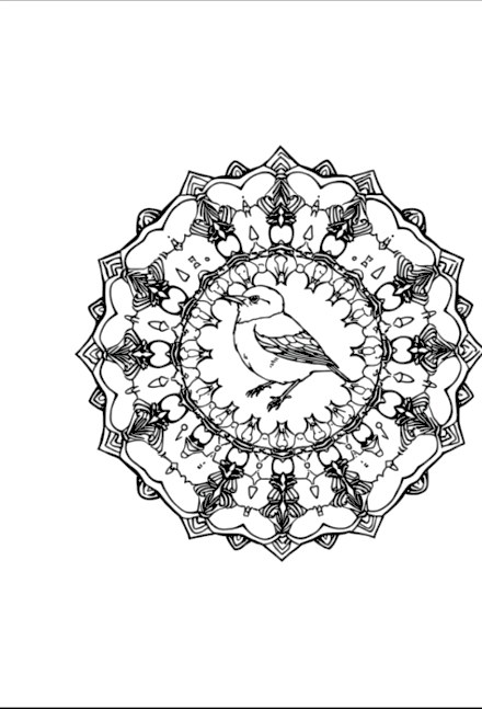 A design from Songbird Mandalas