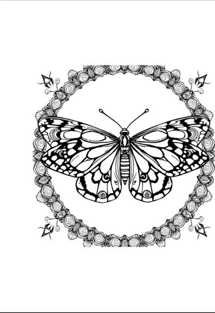 A design from Butterfly Mandalas