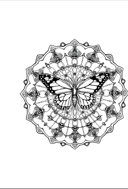 A design from Butterfly Mandalas