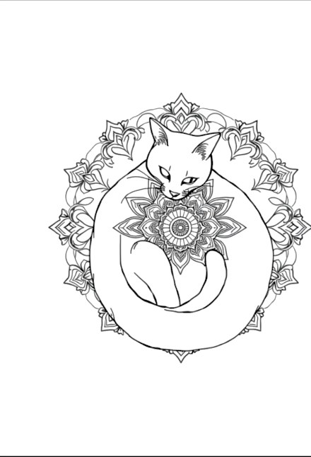 A design from Cat Mandalas