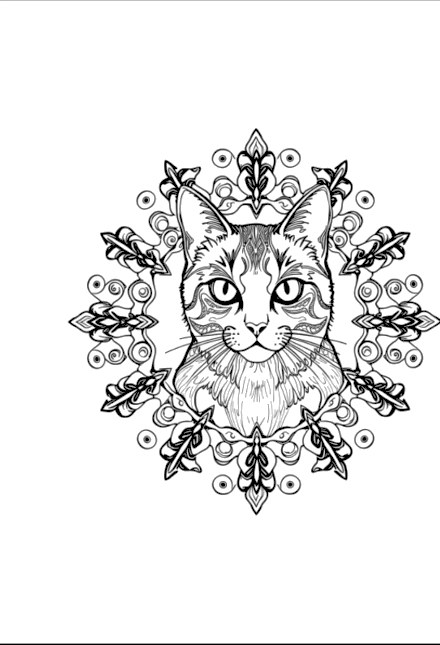 A design from Cat Mandalas