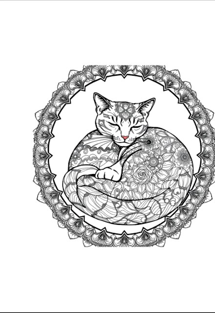 A design from Cat Mandalas