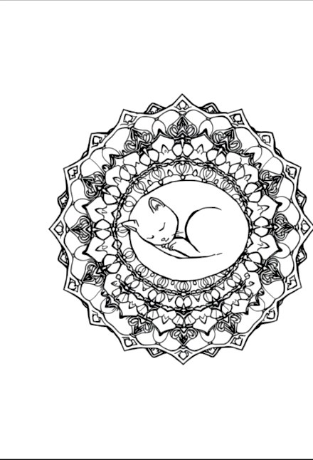 A design from Cat Mandalas