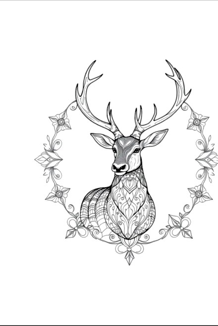 A design from Deer & Stag Mandalas