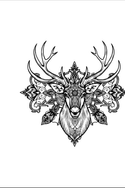A design from Deer & Stag Mandalas
