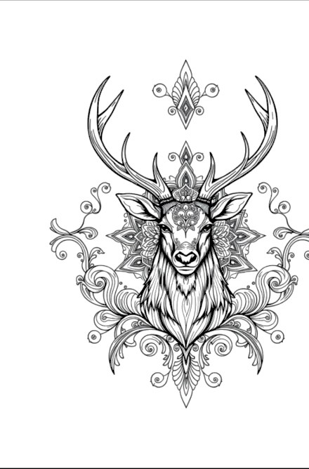 A design from Deer & Stag Mandalas
