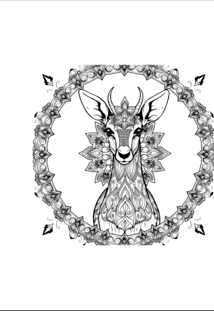 A design from Deer & Stag Mandalas