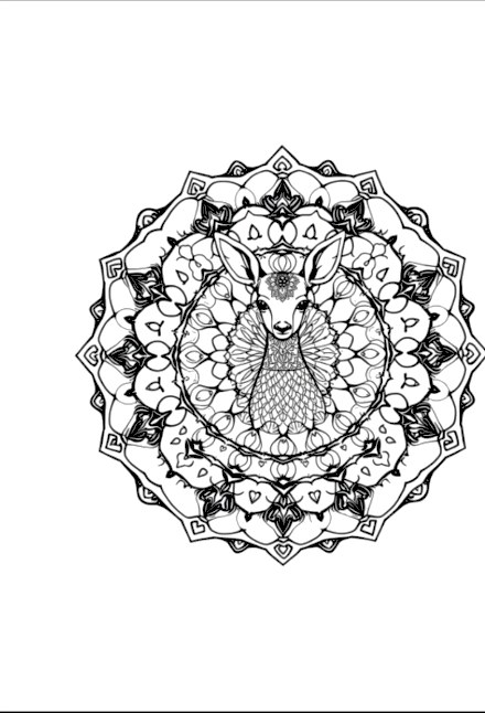 A design from Deer & Stag Mandalas