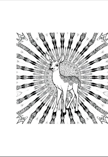 A design from Deer & Stag Mandalas