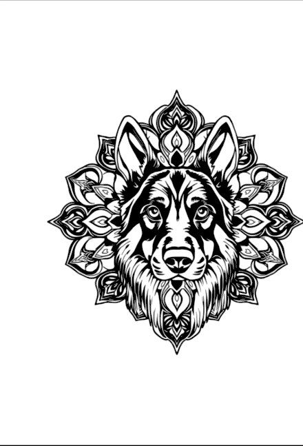 A design from Dog Mandalas