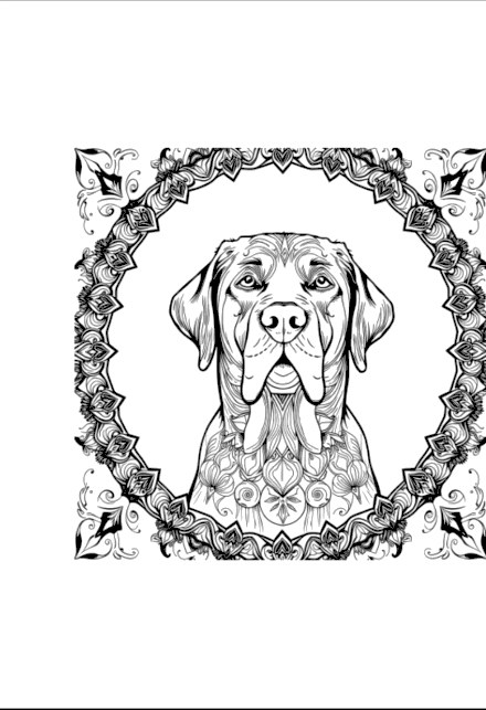 A design from Dog Mandalas