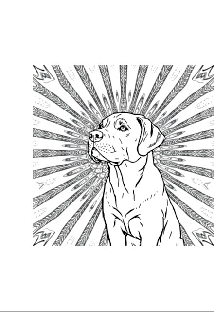 A design from Dog Mandalas
