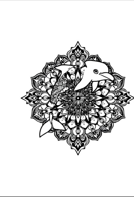 A design from Dolphin Mandalas