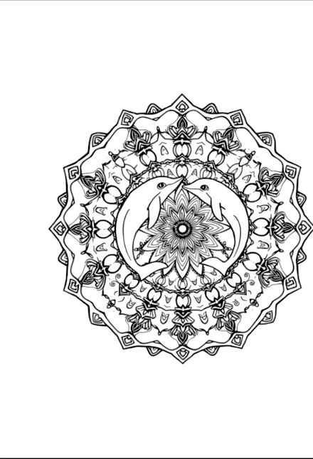 A design from Dolphin Mandalas