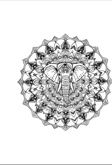 A design from Elephant Mandalas
