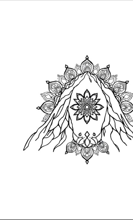 A design from Forest & Mountain Mandalas