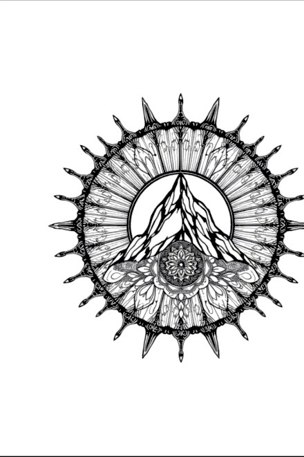 A design from Forest & Mountain Mandalas