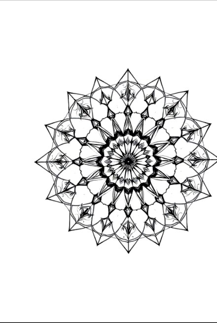 A design from Geometric Mandalas