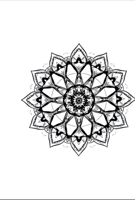 A design from Geometric Mandalas
