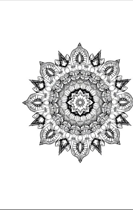 A design from Geometric Mandalas