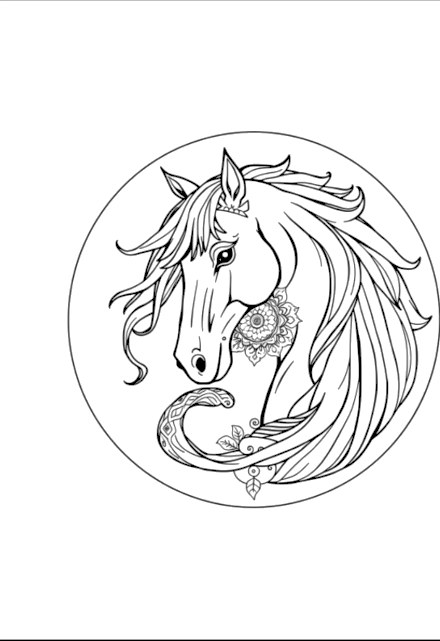 A design from Horse Mandalas