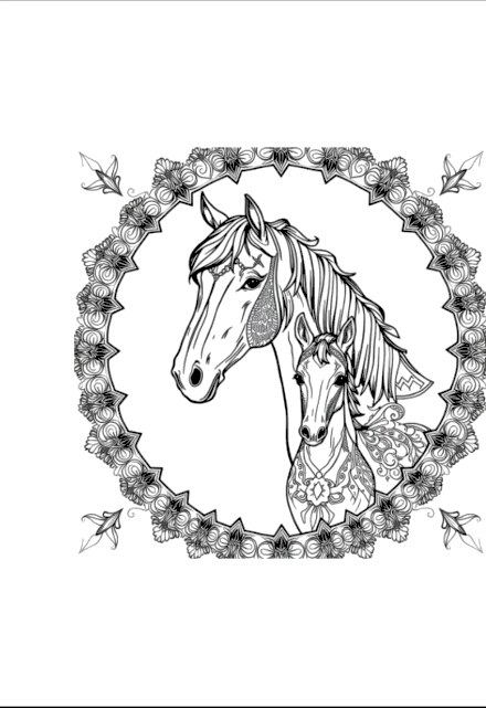 A design from Horse Mandalas
