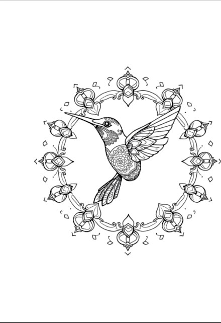 A design from Hummingbird Mandalas