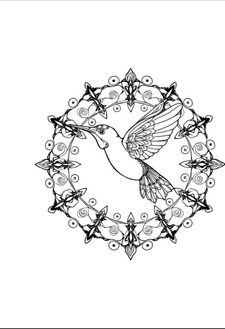 A design from Hummingbird Mandalas