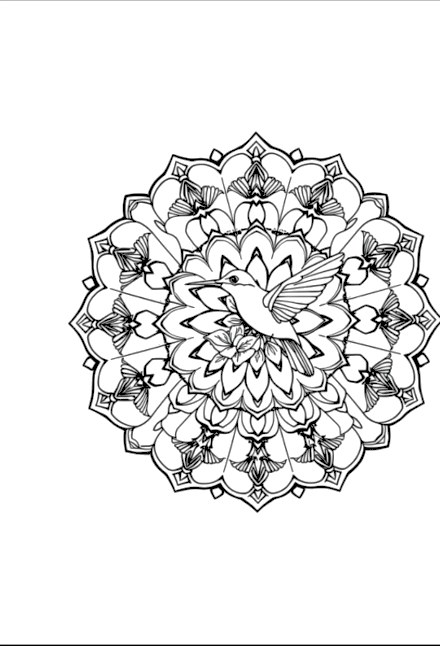 A design from Hummingbird Mandalas
