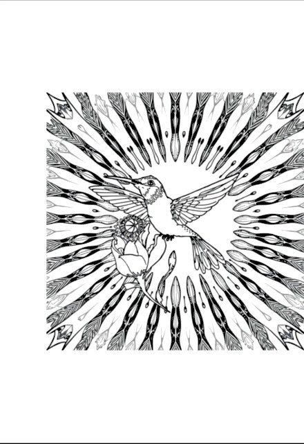 A design from Hummingbird Mandalas