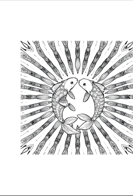 A design from Koi Fish Mandalas