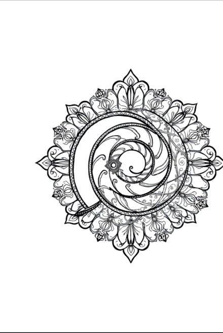 A design from Ocean Wave Mandalas