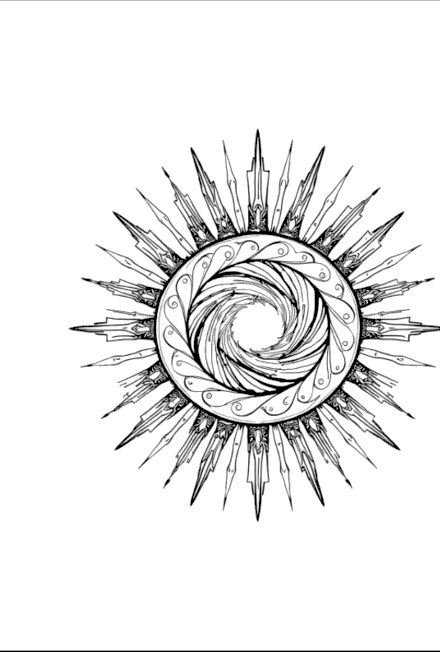 A design from Ocean Wave Mandalas