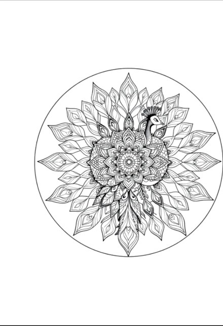 A design from Peacock Mandalas