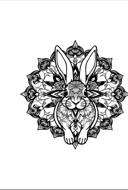 A design from Rabbit Mandalas