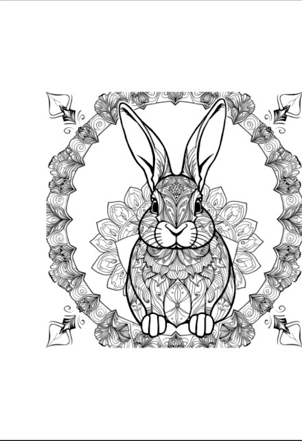 A design from Rabbit Mandalas