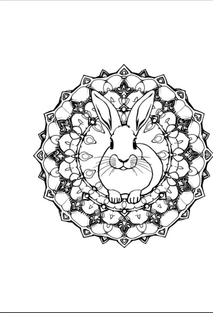 A design from Rabbit Mandalas