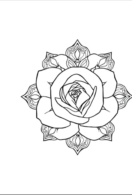 A design from Rose Mandalas