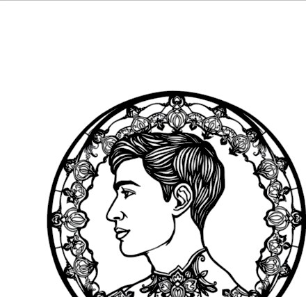 A design from Stained Glass Mandalas