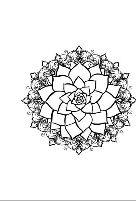 A design from Succulent & Cactus Mandalas