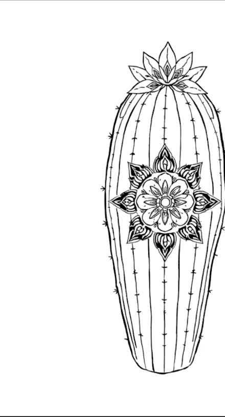 A design from Succulent & Cactus Mandalas